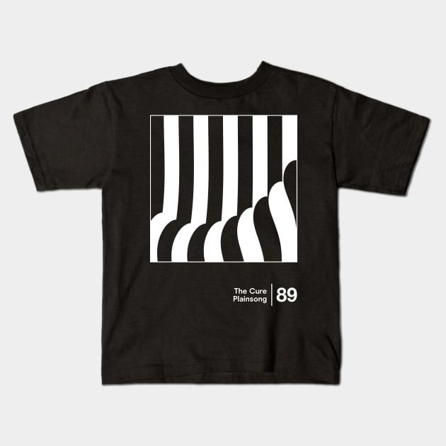Plainsong - Minimal Style Graphic Artwork Kids T-Shirt by saudade